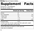 8335 Whole Food Fiber R09 Supplement Facts