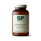 An image of a bottle of Whole Food Folate, next to 6 tablets. 