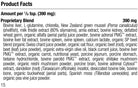 Canine Dermal Support, 125 g, Rev 10 Supplement Facts