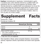 Coleus Forte, 60 Tablets, Rev 07 Supplement Facts