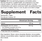 Ashwagandha Forte, Rev 01 Supplement Facts
