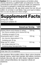 Vascular Care Complex, Rev 01 Supplement Facts