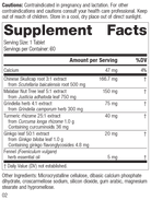 M1830 PulmaCo Rev 01 Supplement Facts